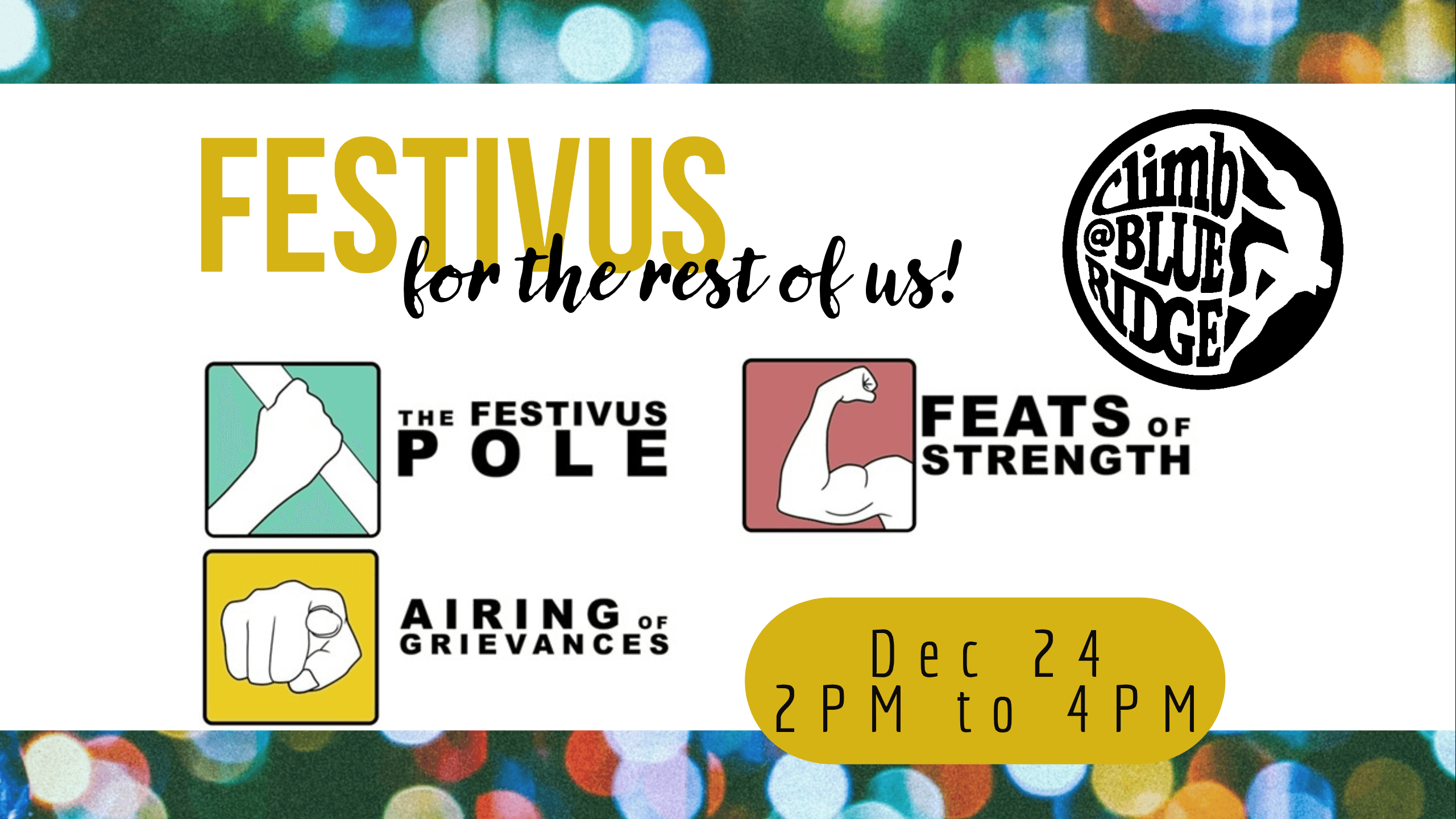 Promo graphic for Festivus
